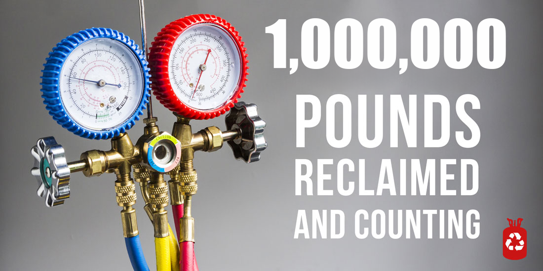 1,000,000 Pounds Reclaimed and Counting - Republic Refrigerant Recovery