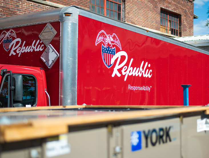 Republic delivery truck